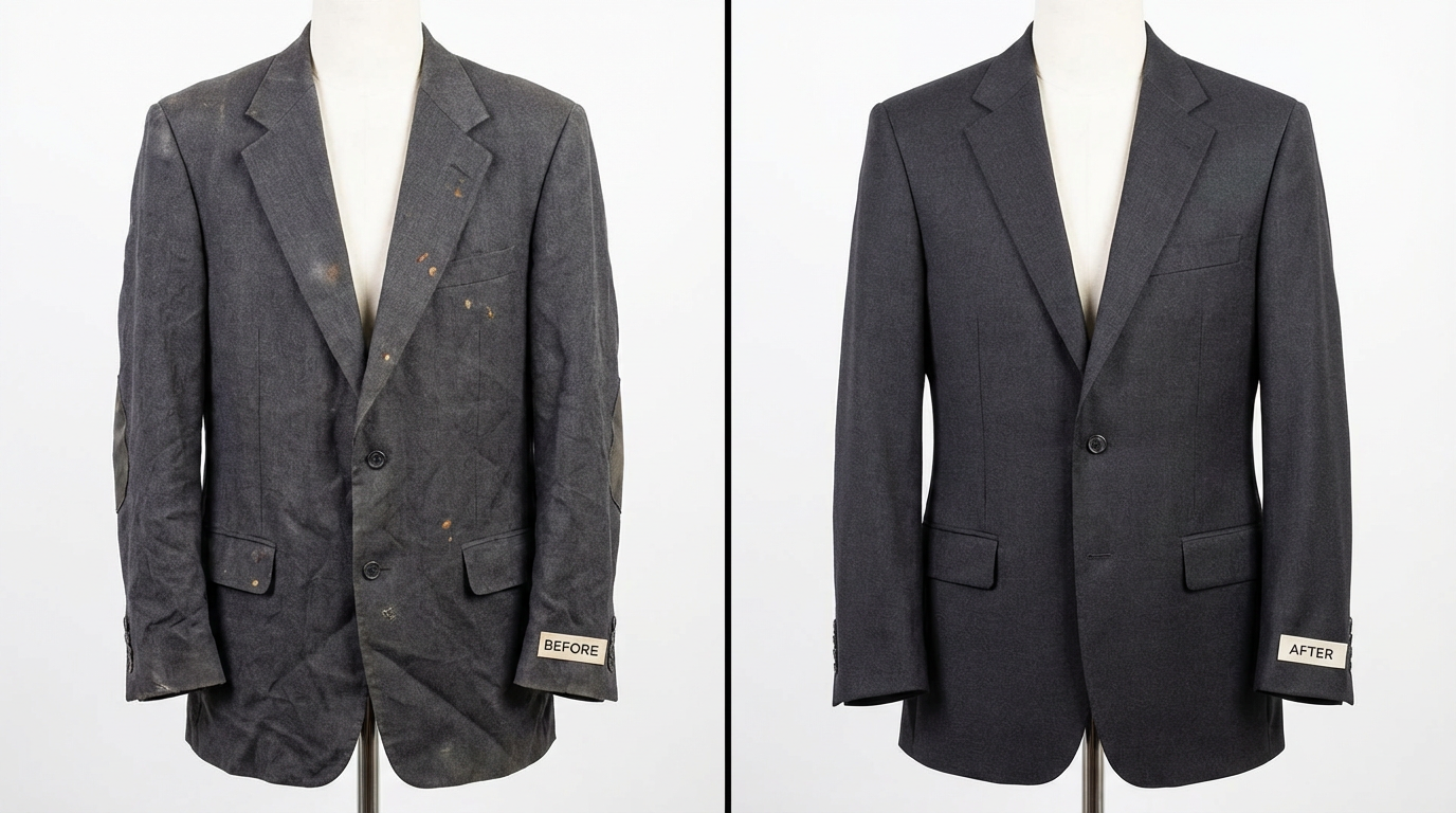 スーツのビフォーアフター